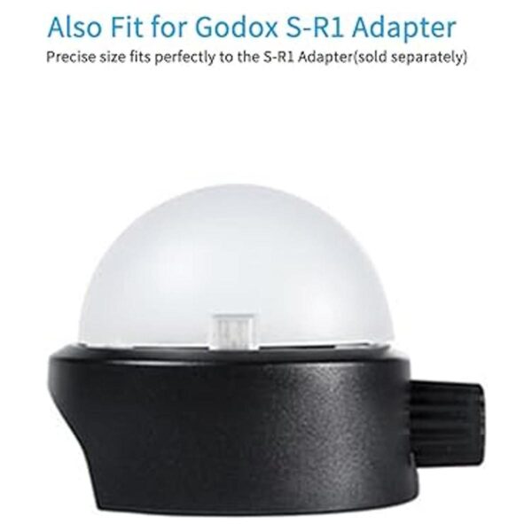 Godox AKR11 Difusor de cúpula para Godox V1 Flash de_2