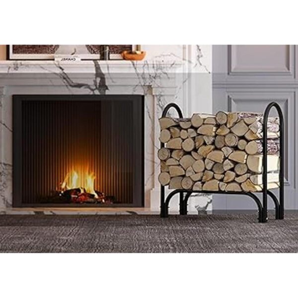 Fire Beauty Soporte para leña de 2.75 pies soporte para