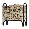 Fire Beauty Soporte para leña de 2.75 pies soporte para