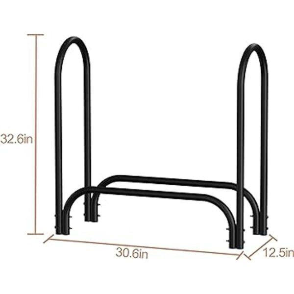 Fire Beauty Soporte para leña de 2.75 pies soporte para