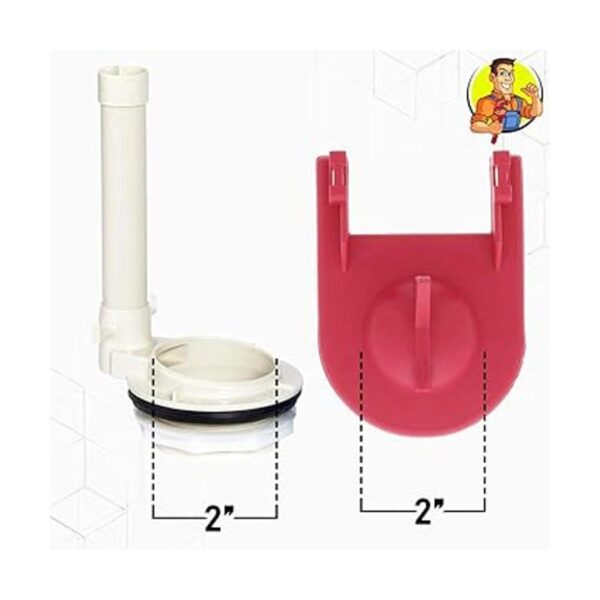 Tapón de inodoro de 2.0 in para inodoros incluye Kohler.