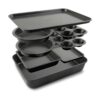 Elbee Home Juego de 8 piezas de acero aluminizado_1