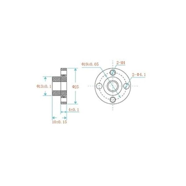 Paquete de 2 tornillos de plomo para impresora 3D Z Axis_3