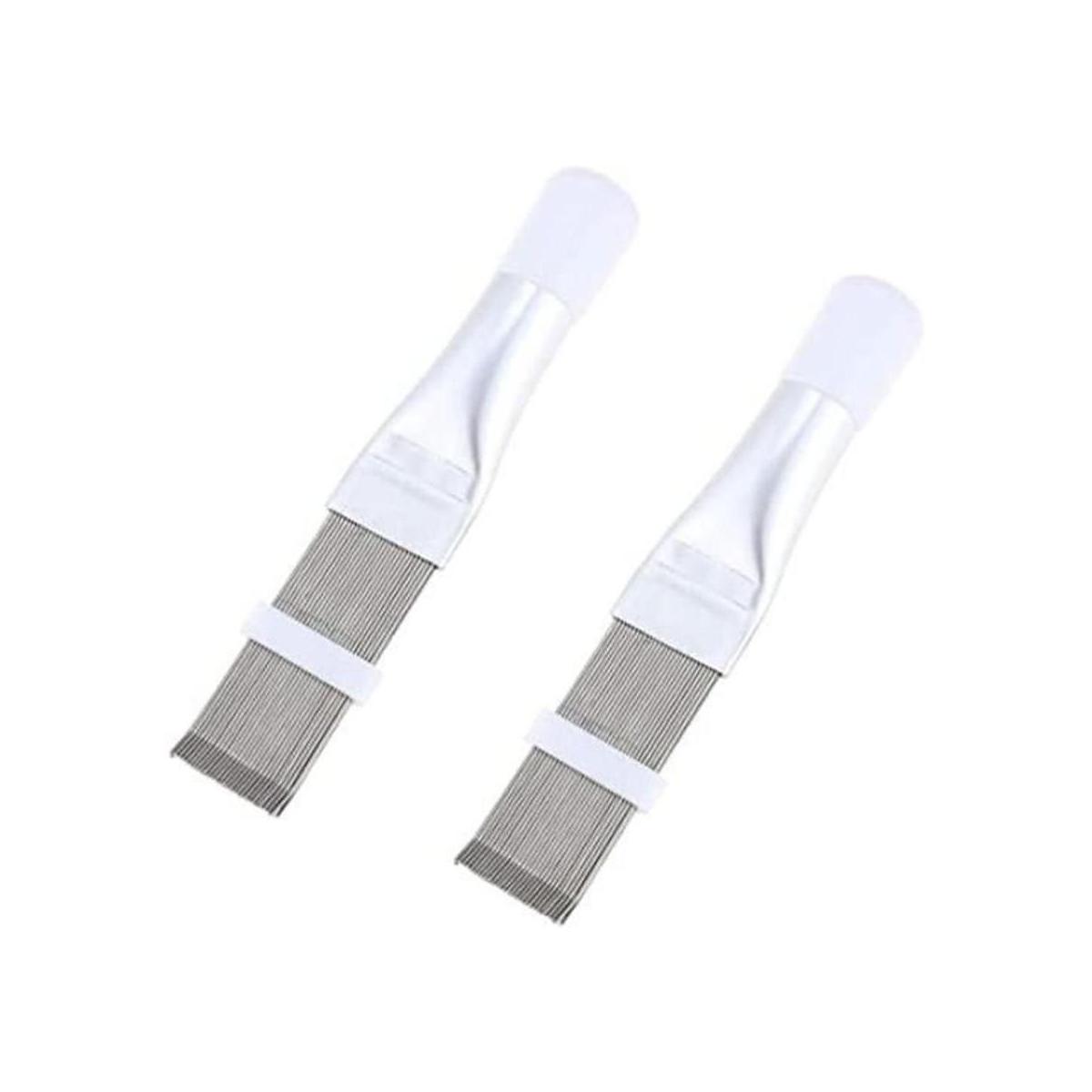QzoneLife 2 piezas de acero inoxidable para aire