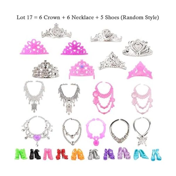 BARWA 10 vestidos con 17 accesorios hechos a mano ropa de_6