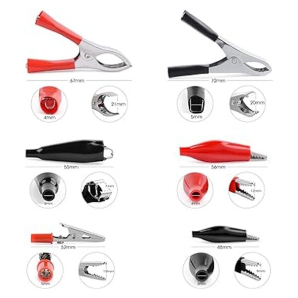 Nilight 50052R Abrazadera de clip de cocodrilo de metal_2