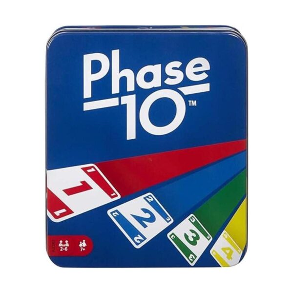Juego de cartas de fase 10 con 108 cartas es un gran_1