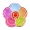 Hslife Recipiente de frutas con forma de flor de colores_1