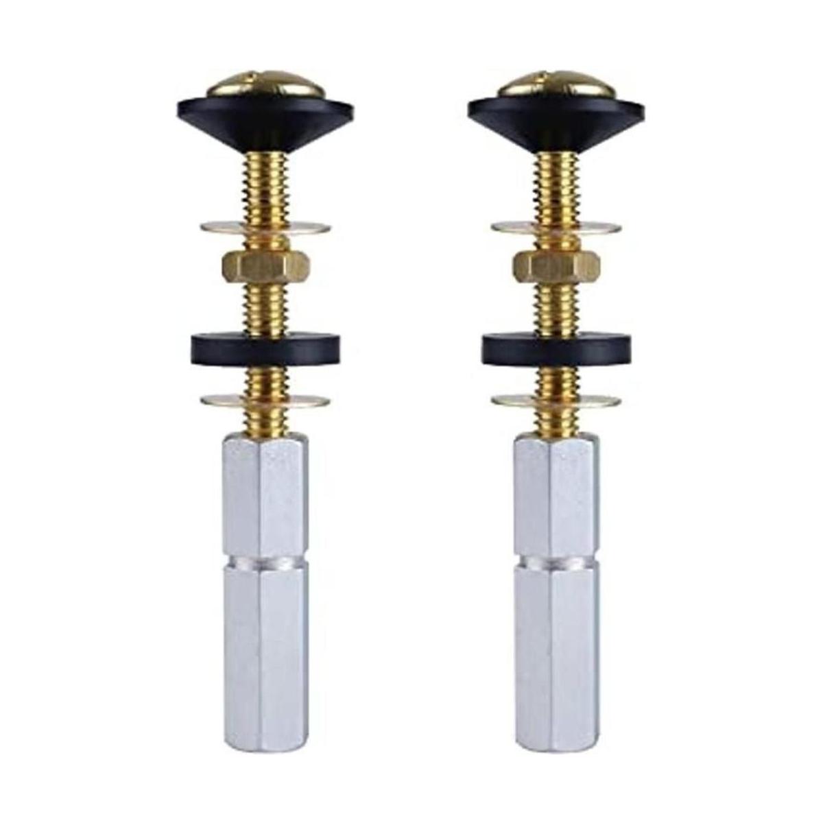 Juego de 2 tornillos para tanque de inodoro a cuenco