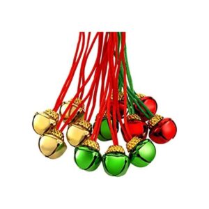 36 collares de campana de Navidad collares de Navidad con_1