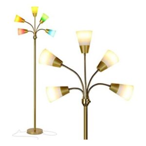 Brightech Medusa Lámpara de pie LED moderna lámpara de_1