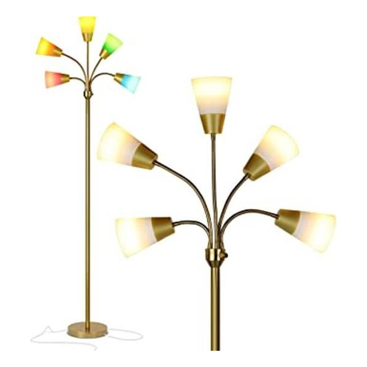 Brightech Medusa Lámpara de pie LED moderna lámpara de