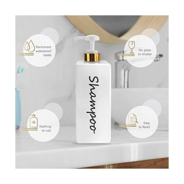 Dispensador de champú y acondicionador juego de 3 27_2