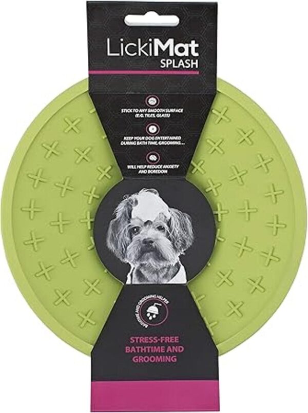 Lickimat Salpicaduras comedero lento para perros tapete_2