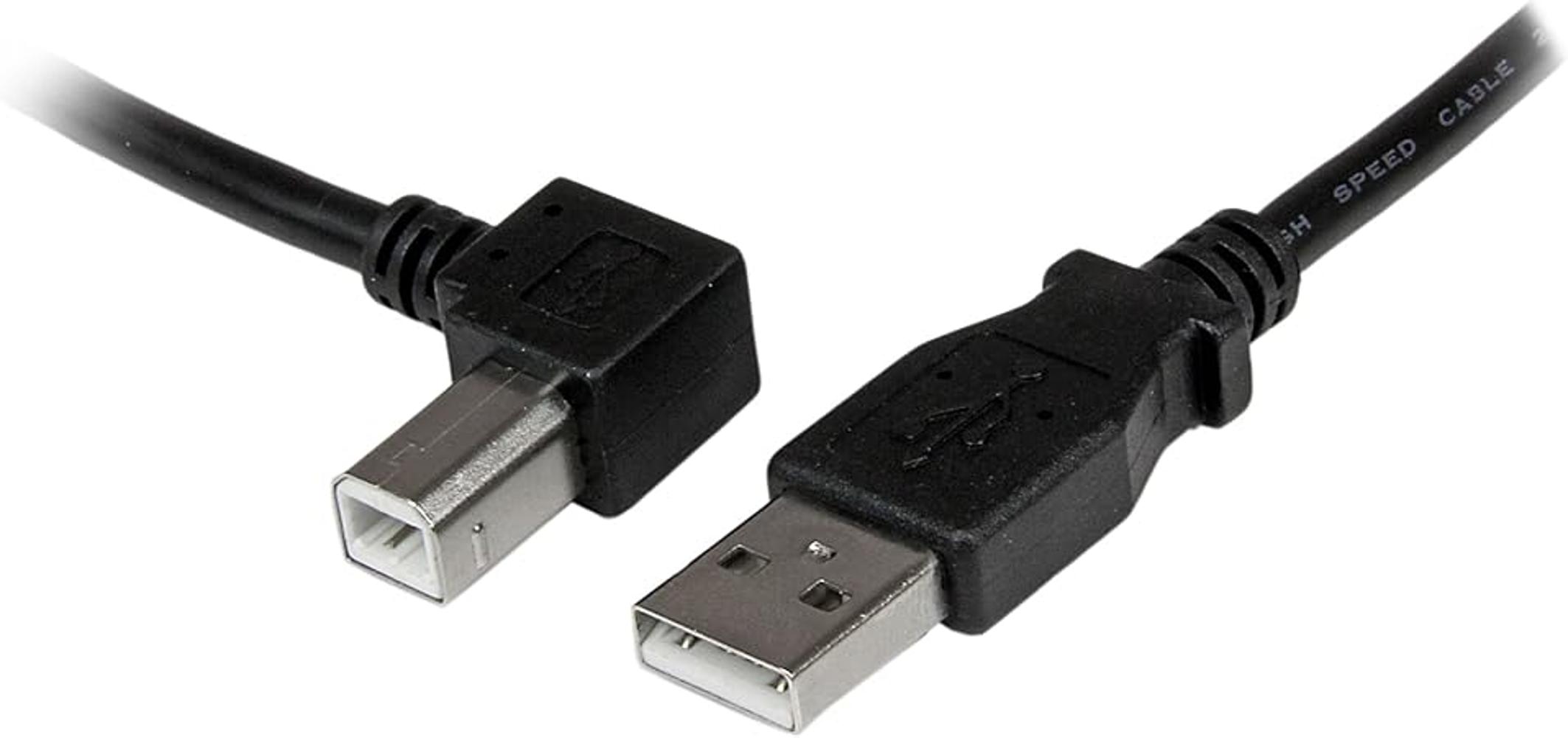 StarTech. com Cable USB 2.0 A a ángulo izquierdo B Cable