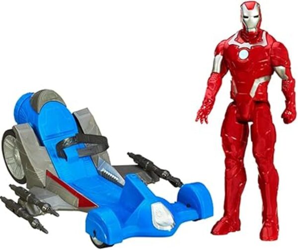 Iron Man Figura con Batalla Racer Marvel Avengers Titan_2