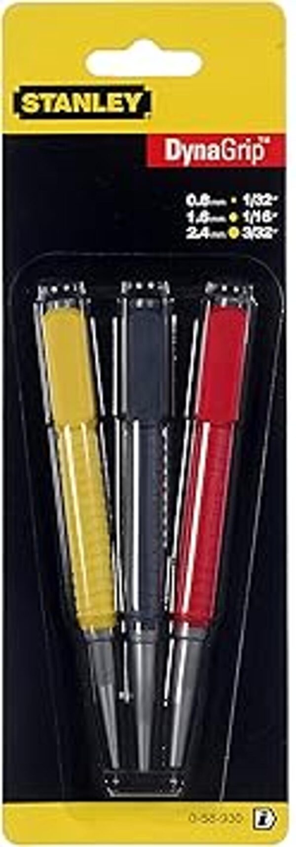 Stanley 058930 Juego de punzones 3 piezas multicolor_2