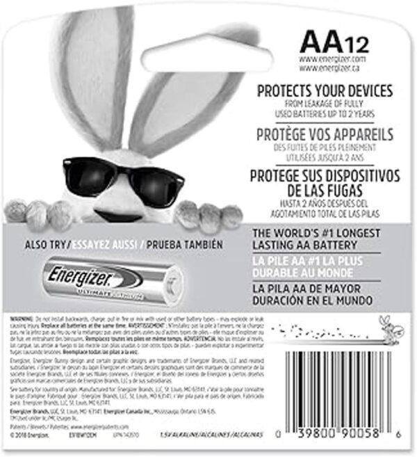 Pilas alcalinas Energizer Max E91MP12 AA 1 1_2