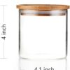 Sweejar Tarros de cristal para almacenar alimentos juego