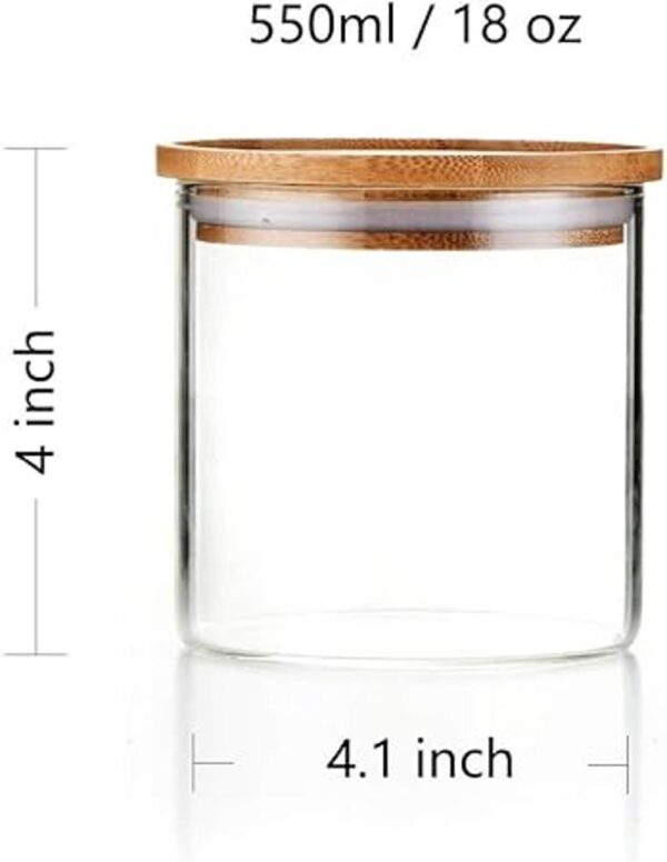 Sweejar Tarros de cristal para almacenar alimentos juego