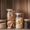 Sweejar Tarros de cristal para almacenar alimentos juego