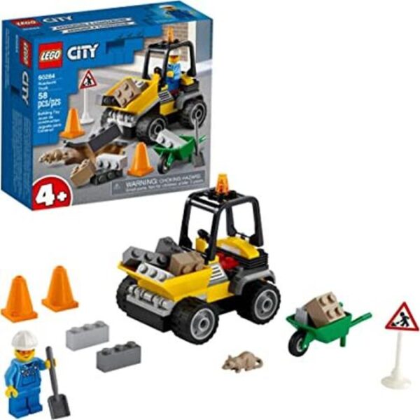 LEGO City Roadwork Truck 60284 Kit de construcción de_1