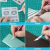 DIYSELF Exacto Juego de 2 cuchillos de manualidades con_3