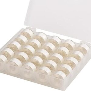 Simthread 25 hilos de bobina preenrollada blanca tamaño A_1