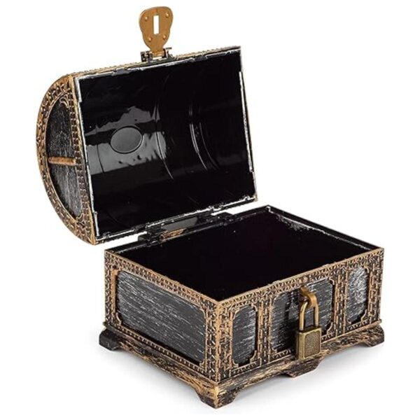Caja del tesoro pirata de plástico para niños caja del_2