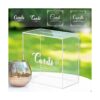 Caja de tarjetas de boda de acrílico transparente grande_2
