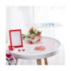Caja de tarjetas de boda de acrílico transparente grande_6