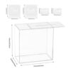 Caja de tarjetas de boda de acrílico transparente grande_4