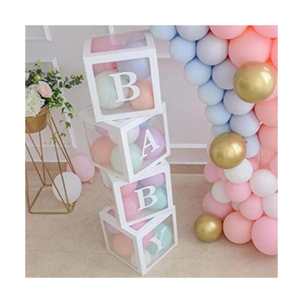 Cajas de baby shower para decoración de fiesta 4 cajas de_1
