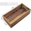Caja rústica de decoración de baño divertida cesta de
