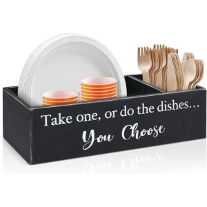 Caja organizadora de platos de encimera de cocina para_1