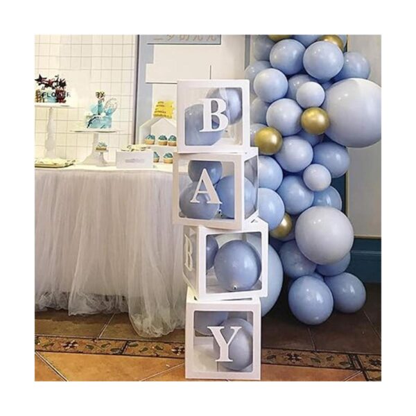 Cajas de baby shower para decoración de fiesta 4 cajas de_2