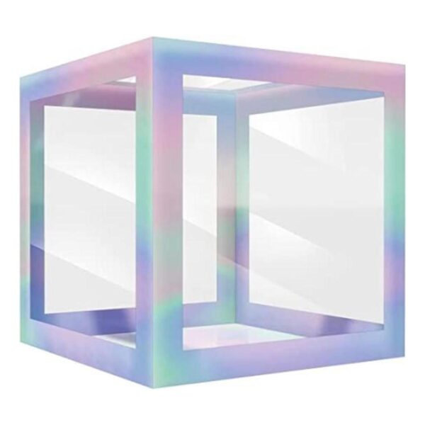 Cajas de globos transparentes 1 unidad decoración de_1