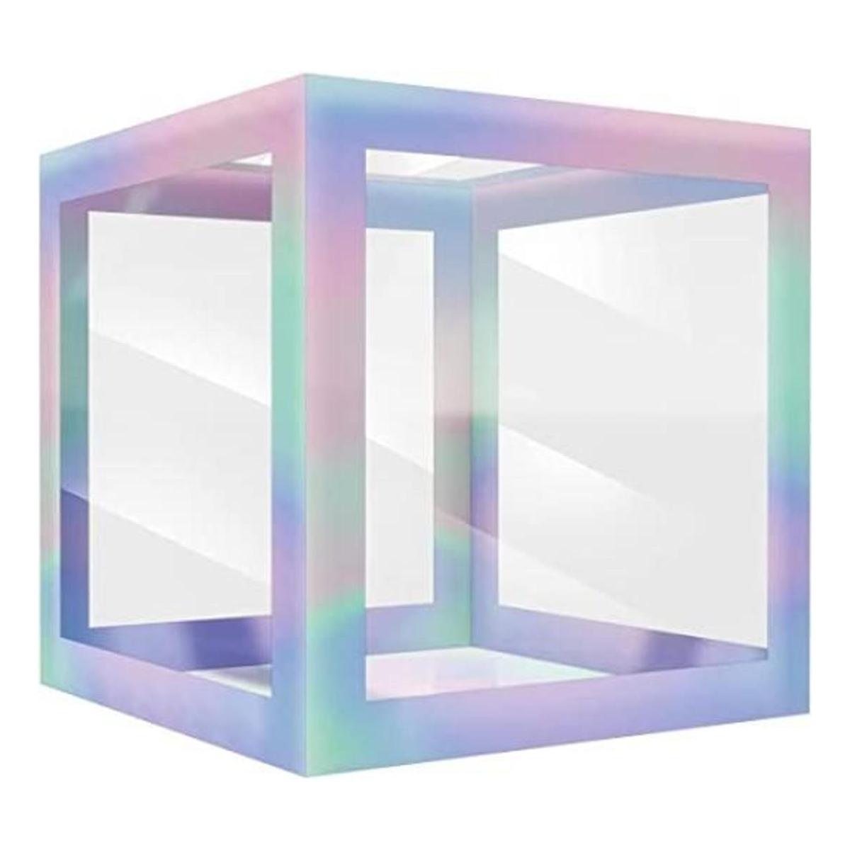 Cajas de globos transparentes 1 unidad decoración de