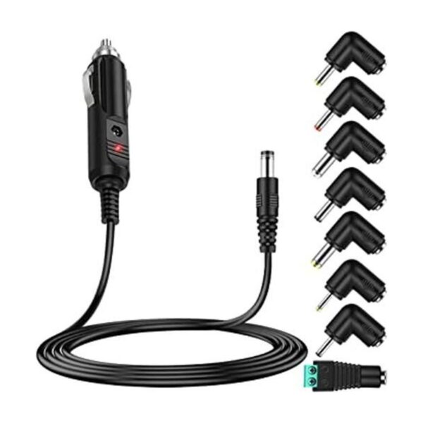 Cajjer 12 V cargador de coche DC cable de alimentación con_1