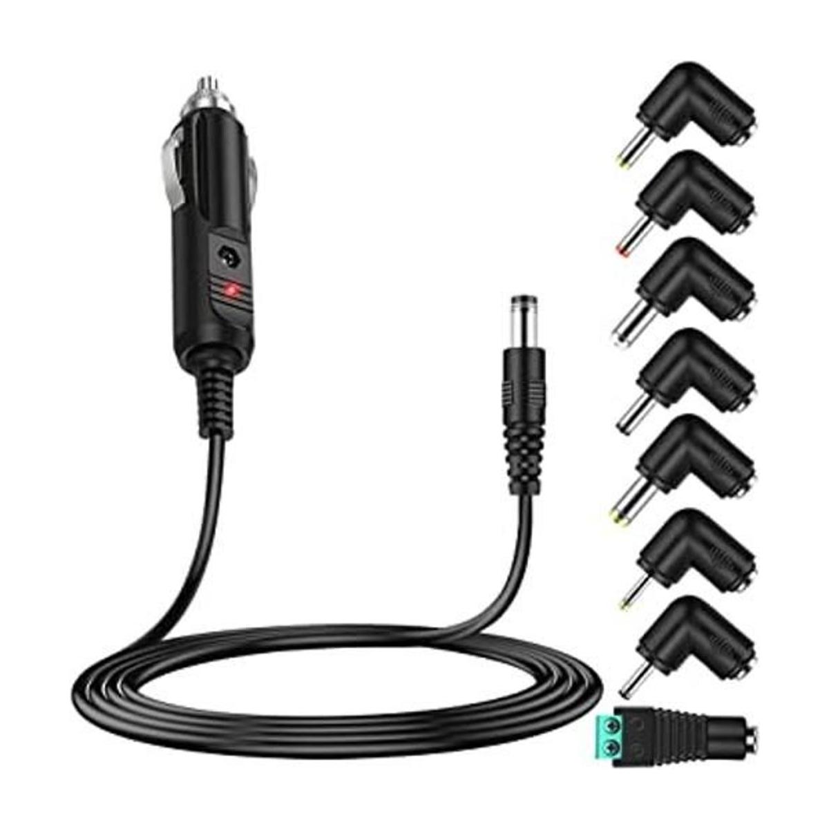 Cajjer 12 V cargador de coche DC cable de alimentación con