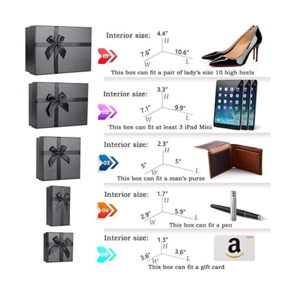 Cajas de regalo caja de San Valentín 5 cajas de regalo