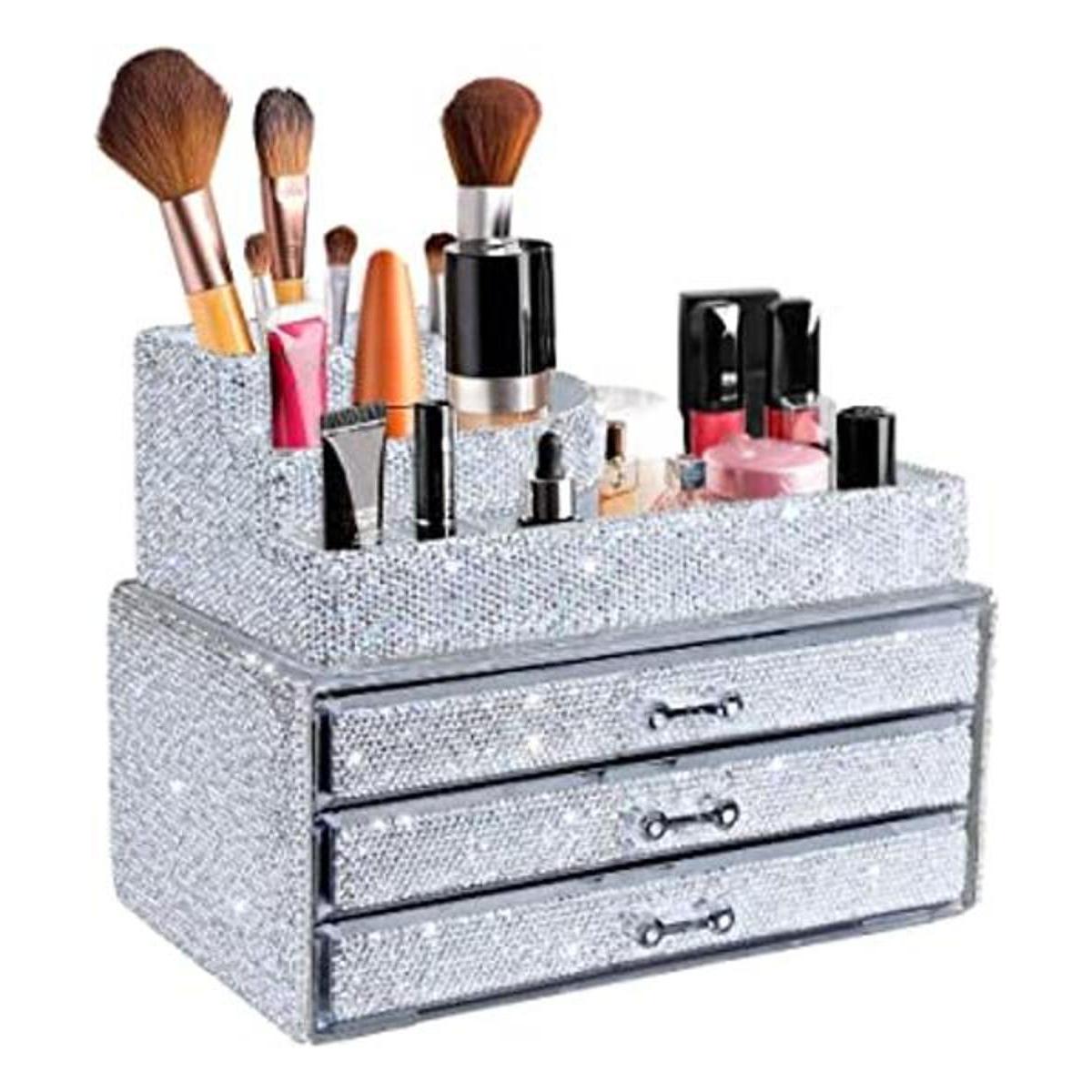Cajón organizador de maquillaje cajas de exhibición de