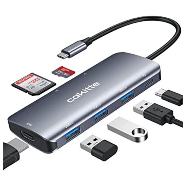 Cakitte Hub USB C adaptador multipuerto con HDMI 4K 3_1