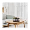 CALAVAK Bandeja decorativa de madera con 3 flores