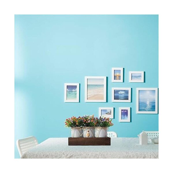 CALAVAK Bandeja decorativa de madera con 3 flores