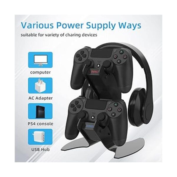 PS4 Soporte de carga para cargador de controlador_3