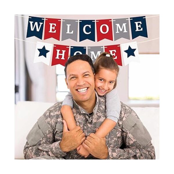 Banner de bienvenida militar preencordado NO DIY