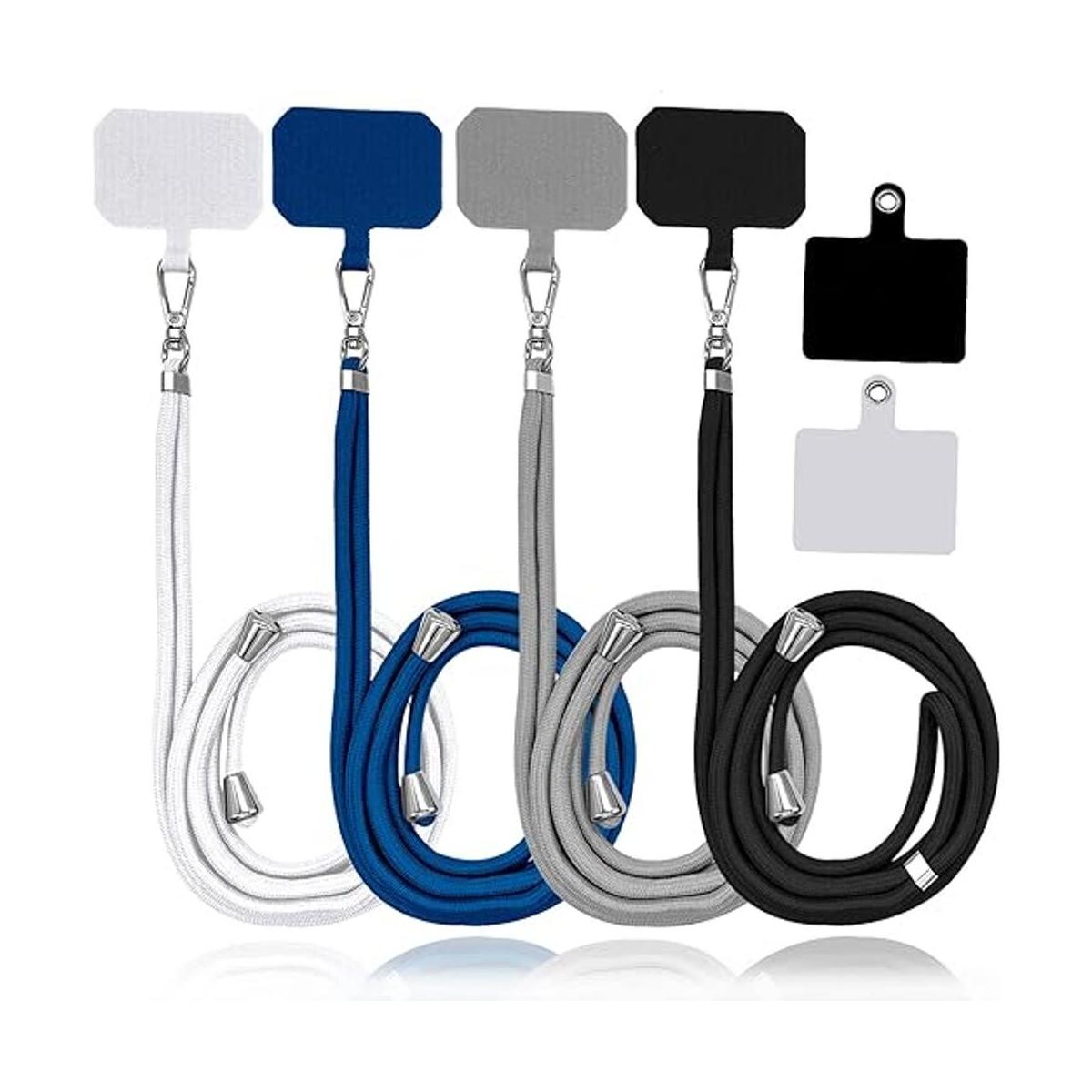 Paquete de 4 cordones universales de nailon cruzados para