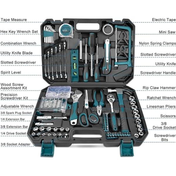 Sundpey Kit de herramientas para el hogar 257 piezas_2