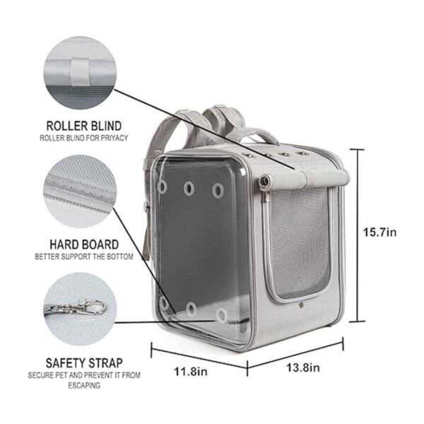 Petseek Cat Backpack Carrier Large Pet Backpack Carrier_6